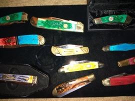 Collection of Collectible Pocket Knifes