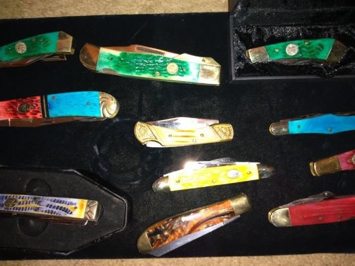 Collection of Collectible Pocket Knifes 