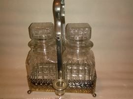 Vintage Crystal Liquor Containers