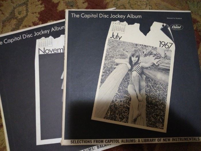 Vintage The Capitol Disc Jockey Albums