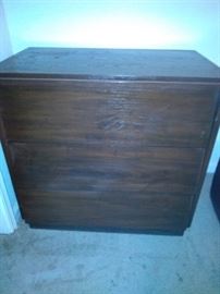 Brown Wood Bedroom Side Dresser 1