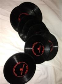 Vintage Record Cup Coasters