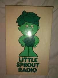 Vintage Little Sprout Radio Still In Box