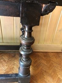 Detail of Antique Jacobean Table