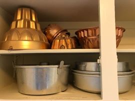 Vintage bakeware and molds