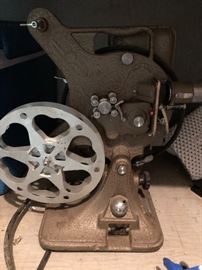 I love the sculptural design of this antique movie projector