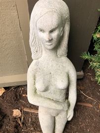 Broken concrete sculpture (broken at legs)