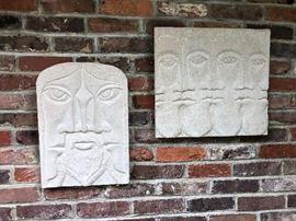 attr. David Day limestone plaques
