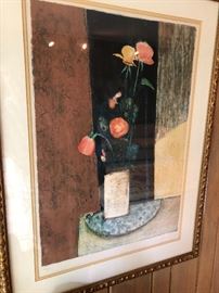 Rene Lenis signed print