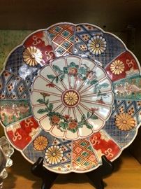 Imari type plate