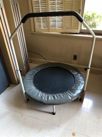 Small exercise trampoline