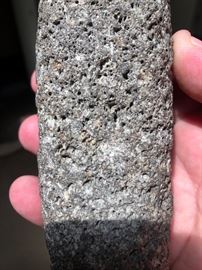 Aztec style grinding stone