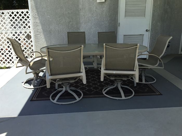 Different view of patio furniture 