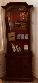 Antique Chippendale display cabinet.  One drawer has been rebuilt