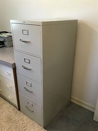 Four drawer file cabinet in good condition.