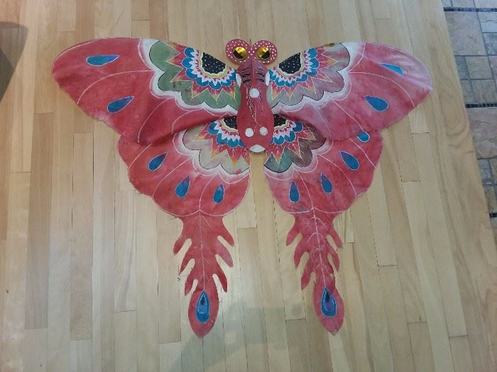 Hand Painted Butterfly and Bug Kites From Asia