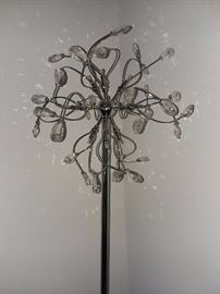 Modern Flower Crystal Floor Lamp