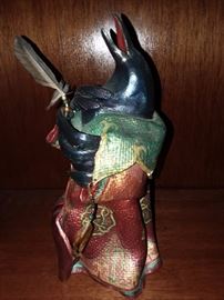 Nancy G. Dimock Hand Sculpted Crow Singing Opera Figurine