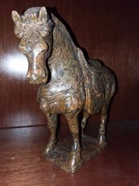 Hand Carved Horse Hard Stone Figurine From China