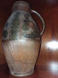 Hand Sculpted African Pottery Jug