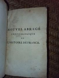 Nouvel Abrege Chronologique De L' Histoire De France (1752)