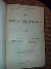 The Illustrated Works Of Charles Dickens Autographed By Frederick Hardy (1879)