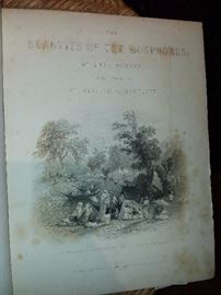 SUPER RARE THE BEAUTIES OF THE BOSPHORUS BY MISS  PARDOE (LONDON, 1838)