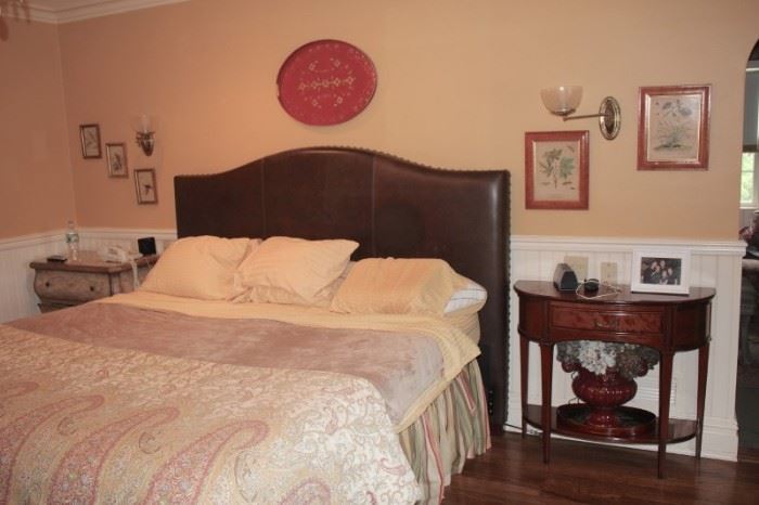 3 Queen Beds with Various Frames, Night Stands and Dressers with Assorted Decorative