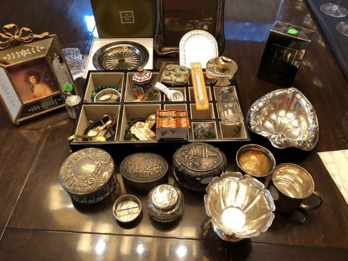 Silver Boxes and other Silver