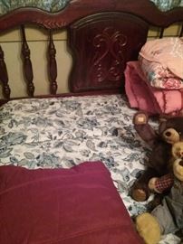 Double Bed w/ Matching Headboard 
