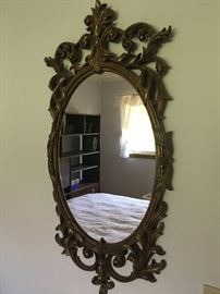 ornate vintage mirror