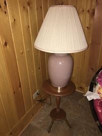 table lamp/side table