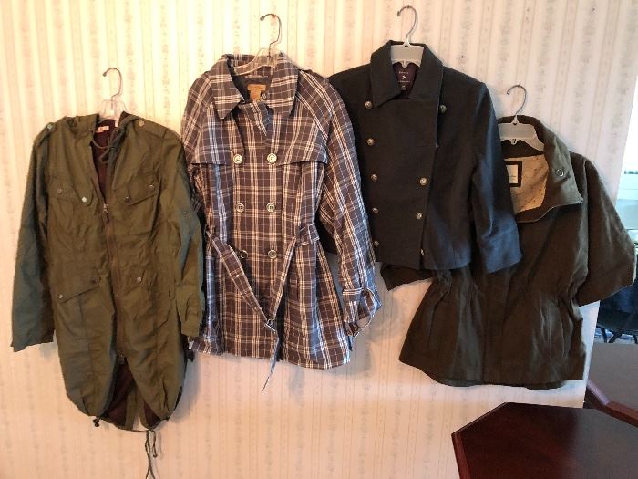 Fall jackets, barely or never-worn