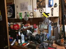 more tools, detergents, agents than you can see...
