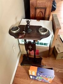 Antique smoke stand