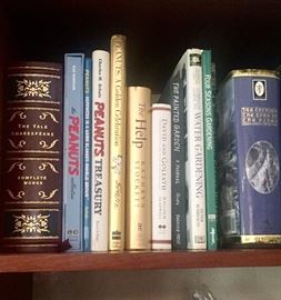 Excellent collection of books— lord of the rings, Harry Potter , great gardening books— this client is a master gardener!