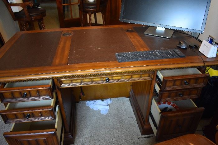 Large office desk with lots of storage!  