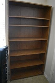 Wood/particle board bookcase