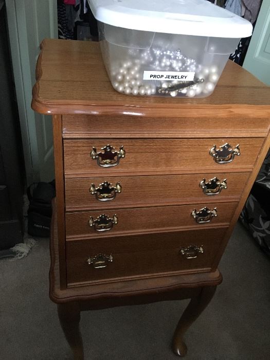 Estates Net Search Jewelry Armoire Filled With Costume