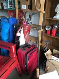 golf clubs; luggage & more