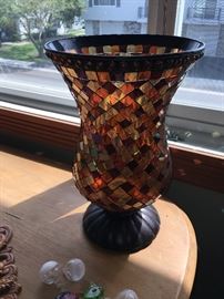 PARTY LITE mosaic vase/candleholder