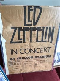 LED ZEPPELIN in Concert ad/poster
