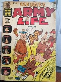 Sad Sack's Army Life comic book