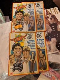 CHiPS 3 3/4 in. action figures-Mint in Package