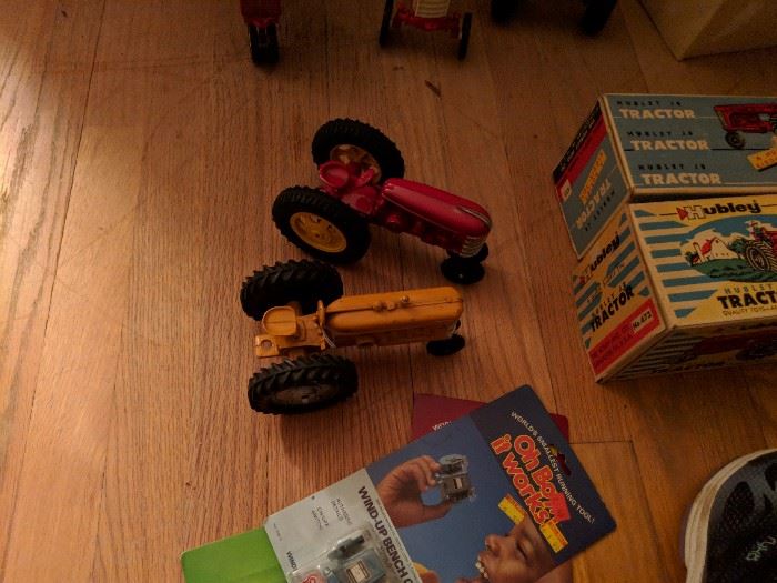 Hubley Jr. Tractors with boxes