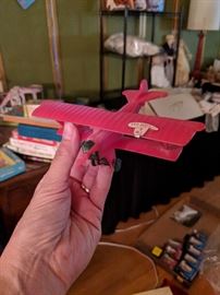 Plastic airplane