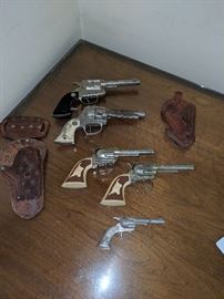 Cap guns and holsters