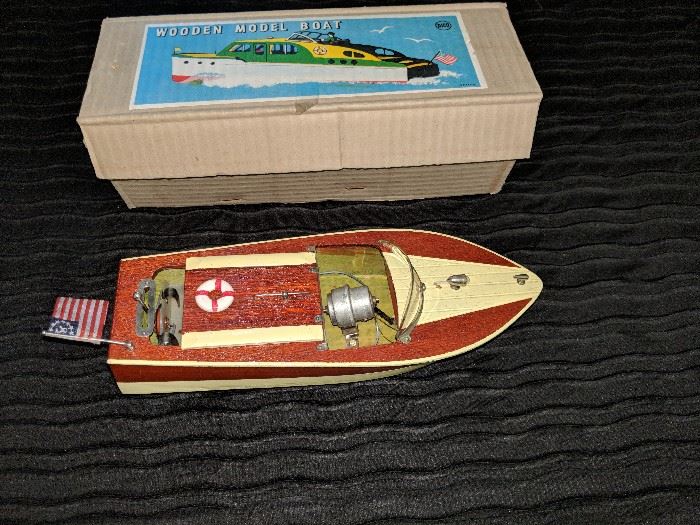 Rico Wooden Model Boat
