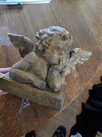 Exquisitely carved cupid