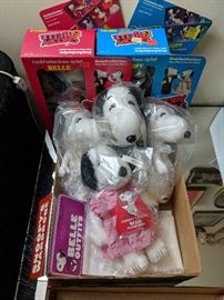 Snoopy and Belle dolls and clothes